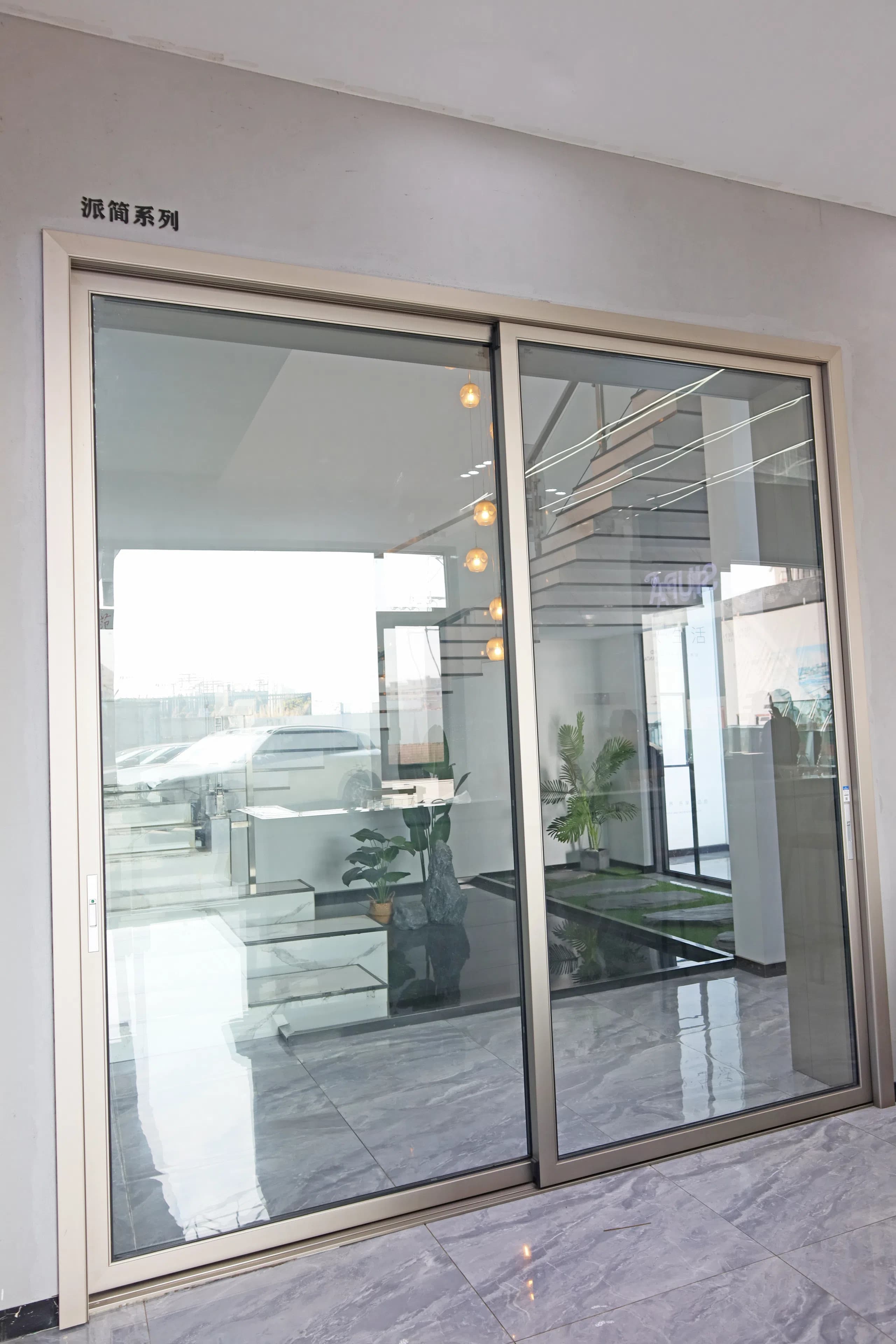 100 series heavy dute sliding door/aluminum sliding door