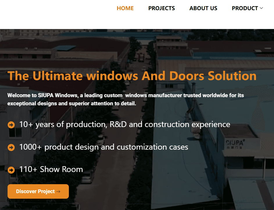 Windows Manufacturers online B2B